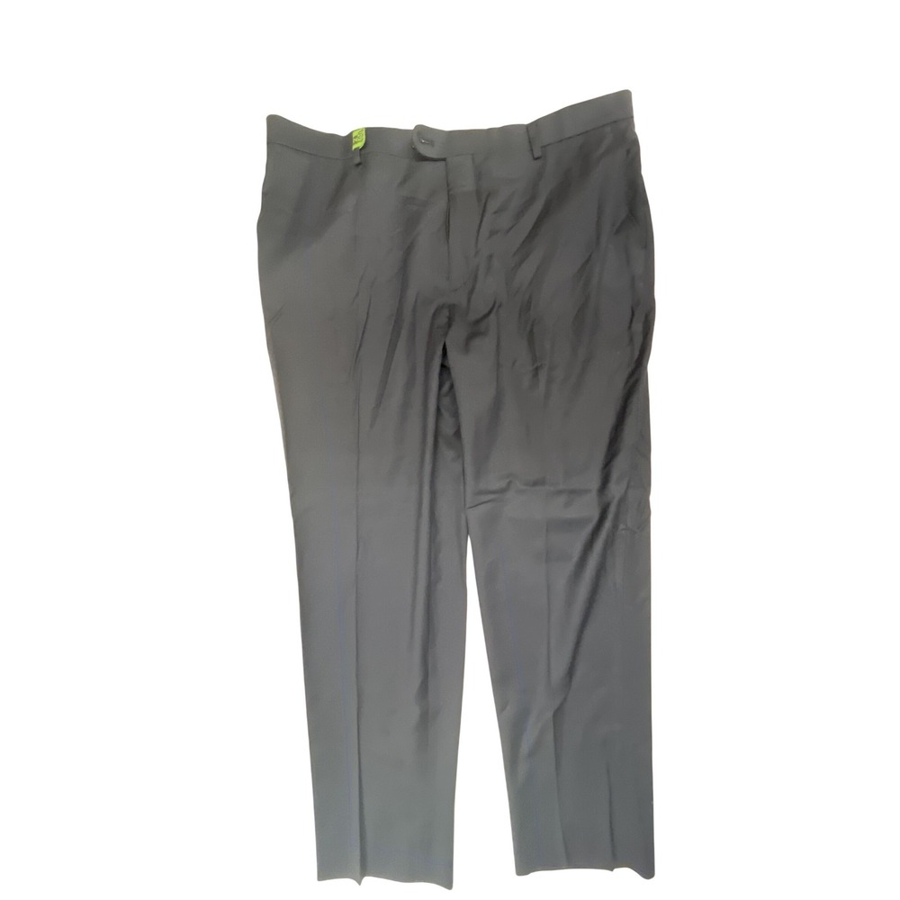 Joseph Abboud JOE Mens Navy Blue 100% Wool Dress Pants Slacks 40 Waist 30 Inseam